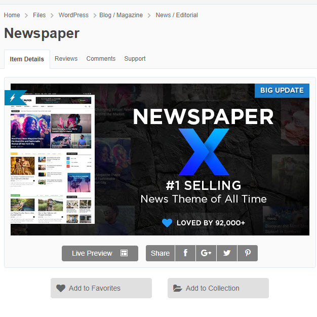 Newspaper - Theme wordpress tin tức số 1 thế giới chỉ 200k