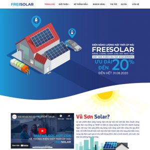Theme Wordpress Năng Lượng Mặt Trời Solar