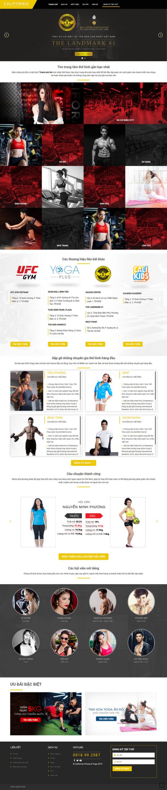 Theme WordPress Trung Tâm Thể Hình Gym Fitness